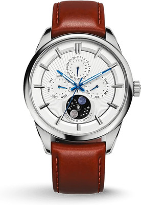 Venice Men's Moonphase Watch - 40mm Stainless Steel, Japan Movement, Gift Ready