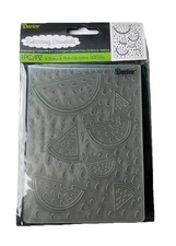 Darice Embossing Essentials Embossing Folder Fruit Background New Sealed