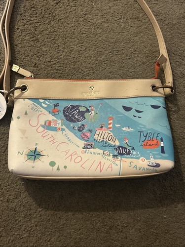 NWT Spartina 449 Crossbody South Carolina/Florida/Georgia Crossbody Purse - Picture 2 of 11