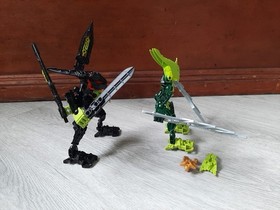 LEGO BIONICLE Stars Skrall 7136  Gresh 7117 Complete READ DESCRIPTION Damage!