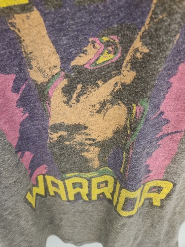 WWE The Ultimate Warrior Junkfood Gray T-Shirt Size XL - Picture 5 of 6
