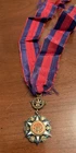 Antique Society Of American Wars Bronze Enamel Medal World War 1 Military Medal