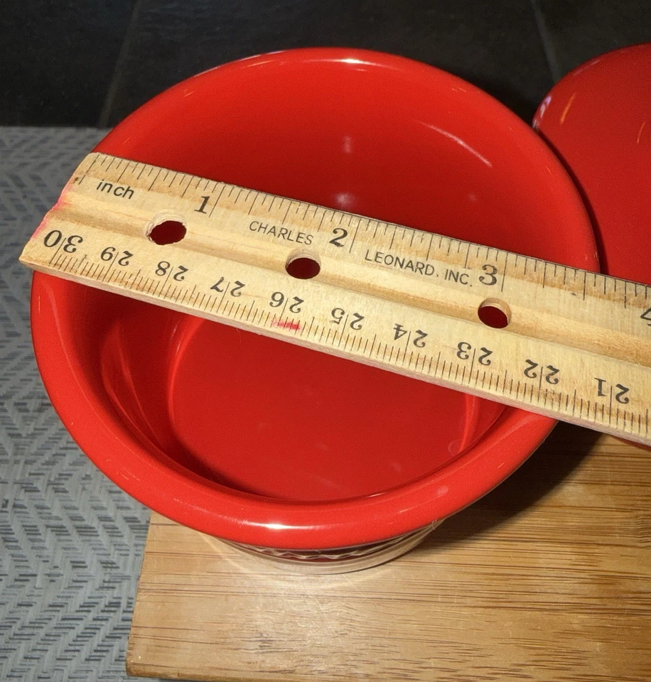 Red Butter Bell Crock Butter Keeper - Image 3 of 4