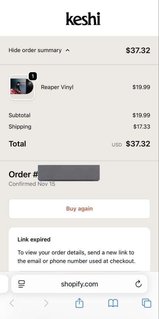 keshi/The Reaper (analog record) | eBay