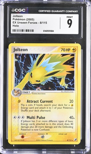 Jolteon graded CGC 9 for sale on eBay
