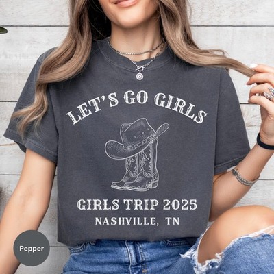 Comfort Colors Girls Trip Shirt  Country Western Girls Trip Tshirts  Girls Rodeo