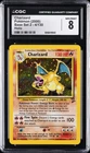 2000 POKEMON BASE SET 2 #4 CHARIZARD CGC 8