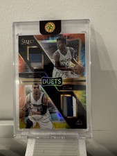 2016-17 Panini Select Tie-Dye Dual Patch #5 Andrew Wiggins/Zach LaVine #15/25