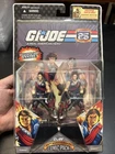 Gi Joe 3.75 Action Figure Tomax Xamot 2007 25th Anniversary Comic Pack MOC