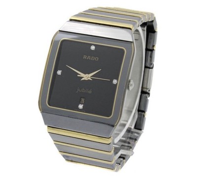 Rado Anatom Jubile R10366761 Herrenuhr Schweizer Uhr Schwarz Gold Diamant Anteil