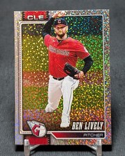 Ben Lively Confetti Foil 2026 Topps Series 1 Celebration 109 Cleveland Guardians