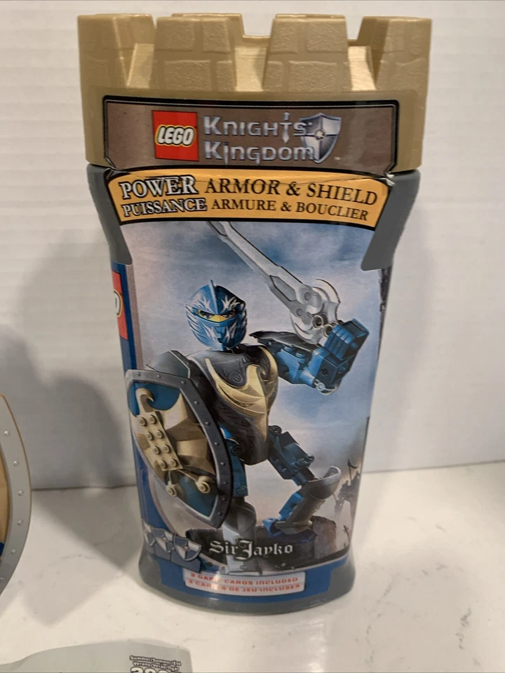Lego Knights' Kingdom Sir Jayko (8792), vasilha e manual incluídos - Excelente - Imagem 2 de 4