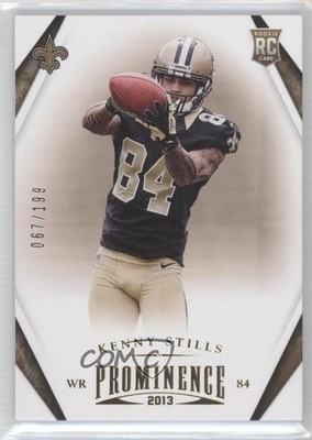 2013 Panini Prominence Gold 67/199 Kenny Stills #151 Rookie RC z6b