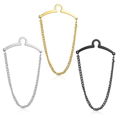 3 Pack Tie Chain for Men, Necktie Chains with 3 Pack, Gold, Silver