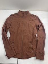 Lululemon Define Zip Up Jacket Size 10 Roasted Brown