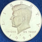 1997-S Kennedy Half Dollar 90% Silver Choice DCAM Proof