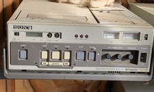 SONY BETACAM BVW-20 VTR Videocorder/UNTESTED For PARTS