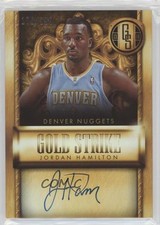 2013-14 Panini Gold Standard Strike Signatures /299 Jordan Hamilton #55 Auto 8em