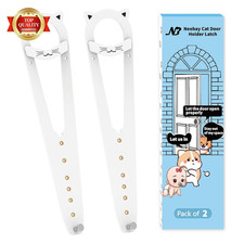 Cat Door Latch with Stabilizer, 7 Sizes Adjustable Cat Door Holder Latch, Keeps