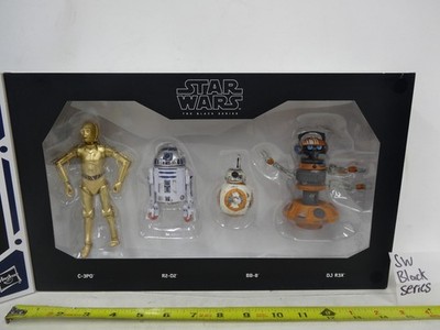Star Wars Black Series Droid Depot BB-8 R2-D2 C-3PO DJ R3X Hasbro
