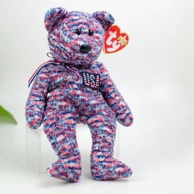 Ty Beanie Babys - USA BÄR Teddybär / Stofftier / Plüschtier