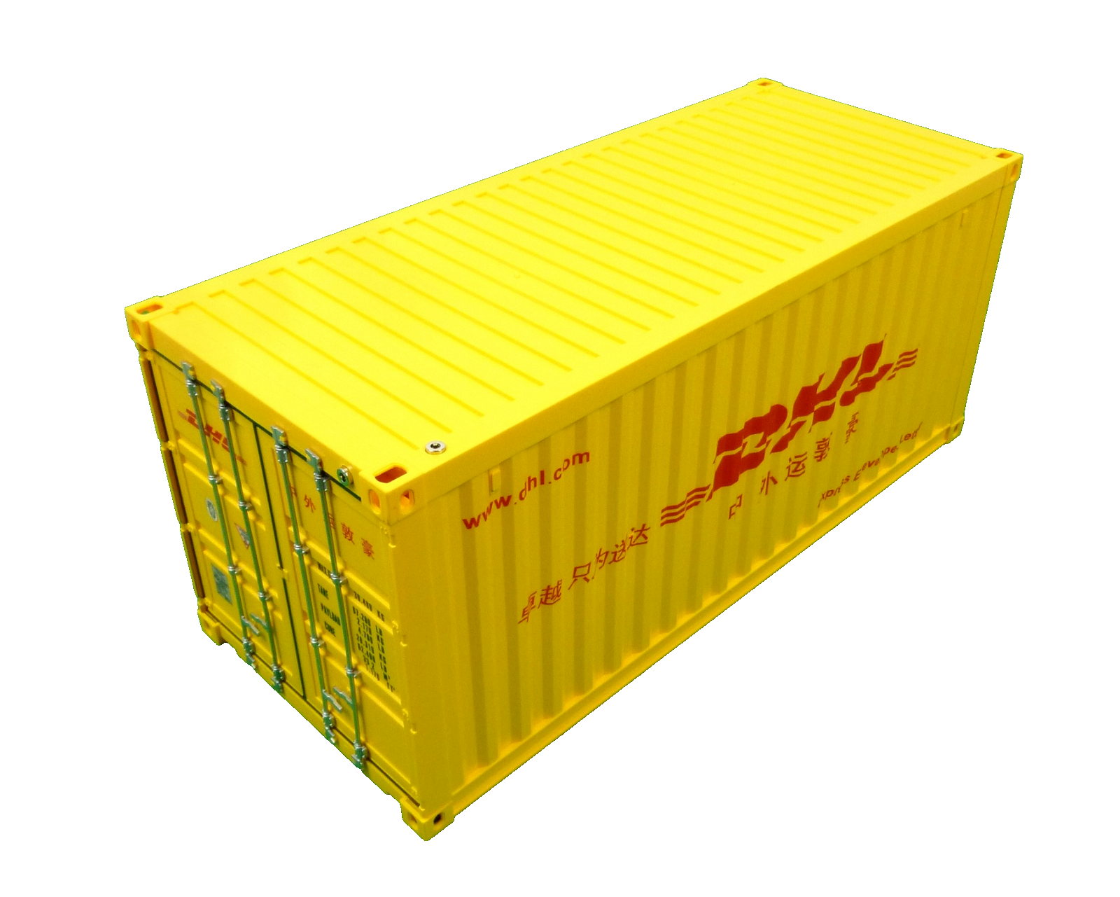 20 foot DISPLAY CONTAINER  for Tamiya 1:14 RC Semi Trailers Hercules /Tamiya DHL