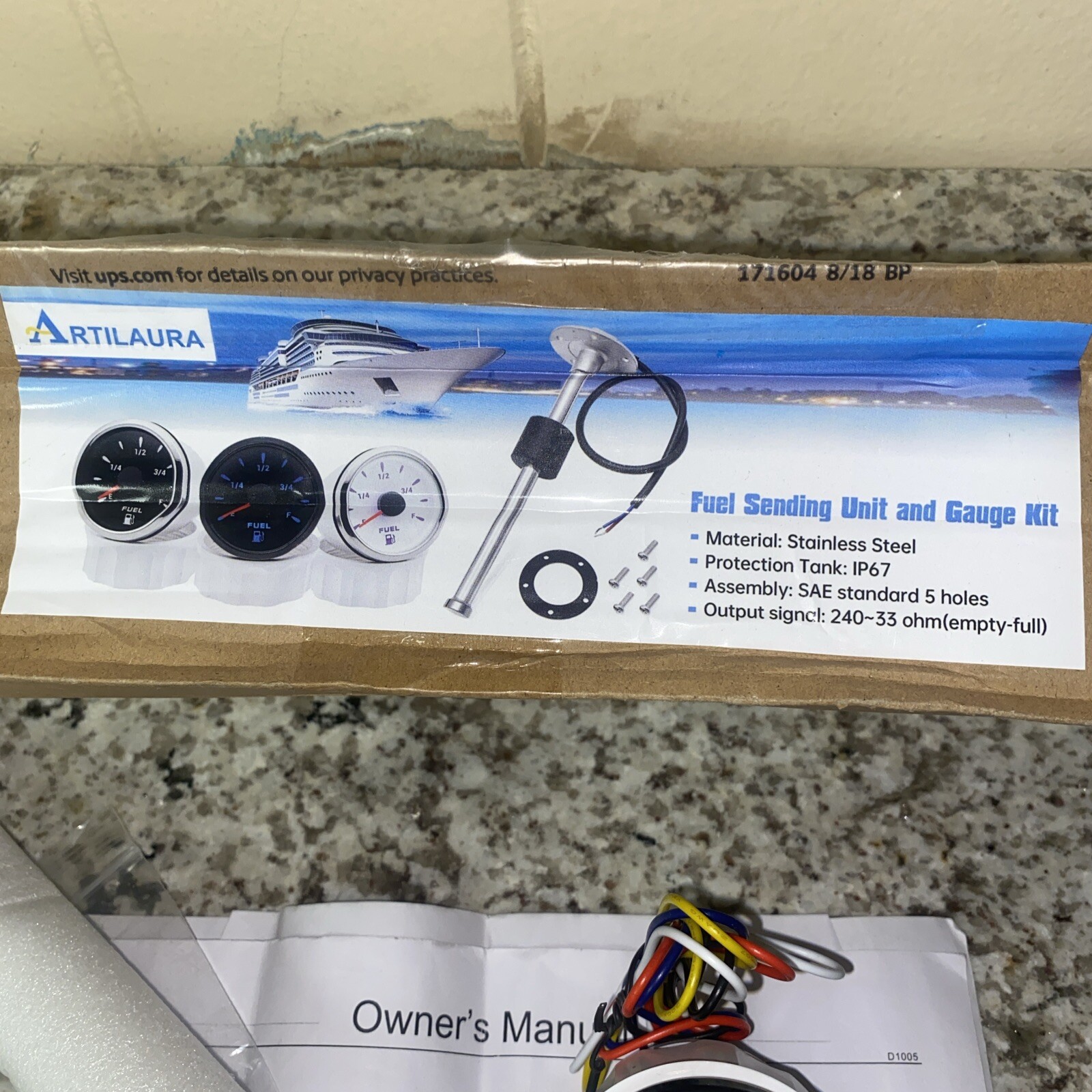 ARTILAURA Fuel Sending Unit and Gauge Kit INSTITUTO TECNOLÓGICO DE CHINÁ