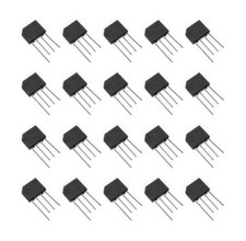 20PCS KBP206 Diode Full Bridge Rectifier 2A 600V 4PIN US/SH