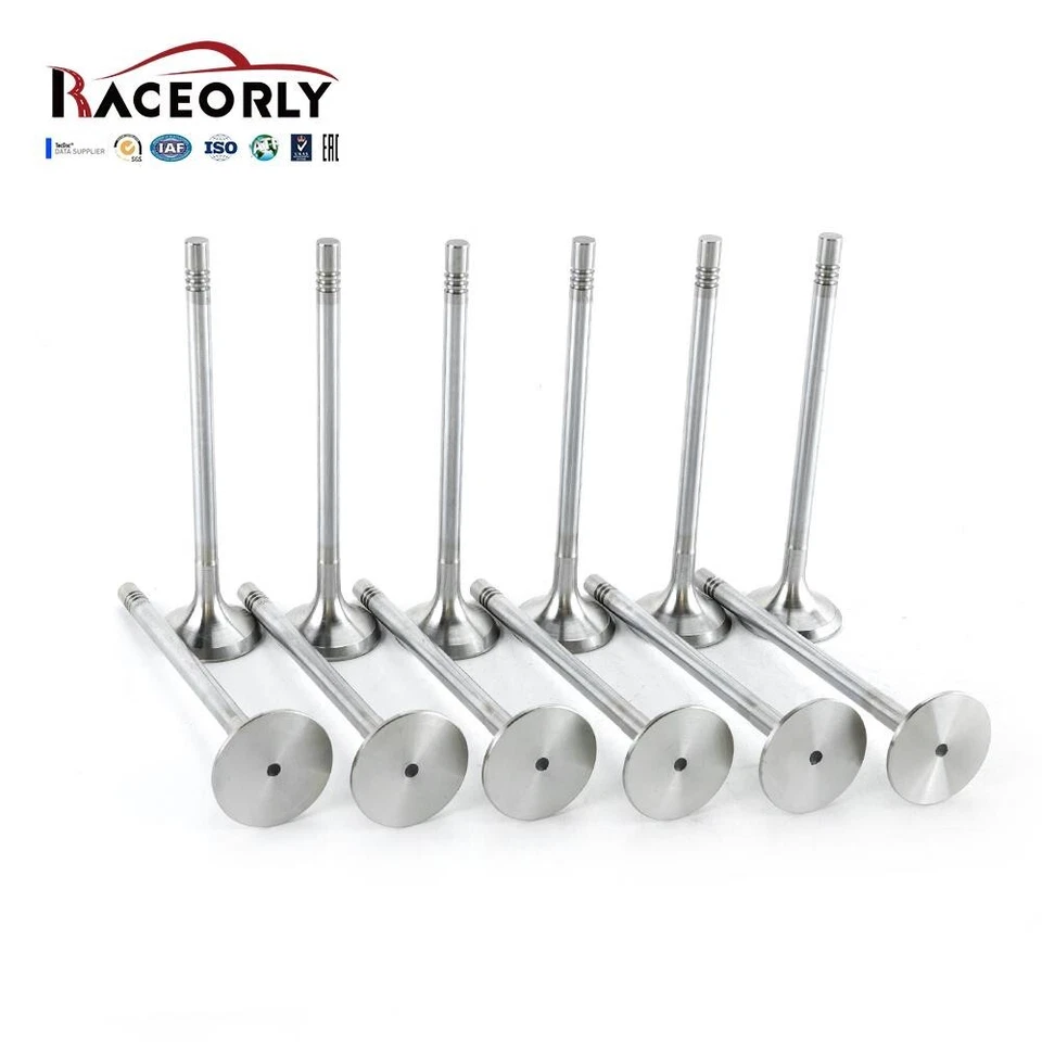 RACEORLY 24* Intake Exhaust Valve For Mercedes-Benz C43 GLC43 AMG S400 M276 3.0L Foto 3 de 4