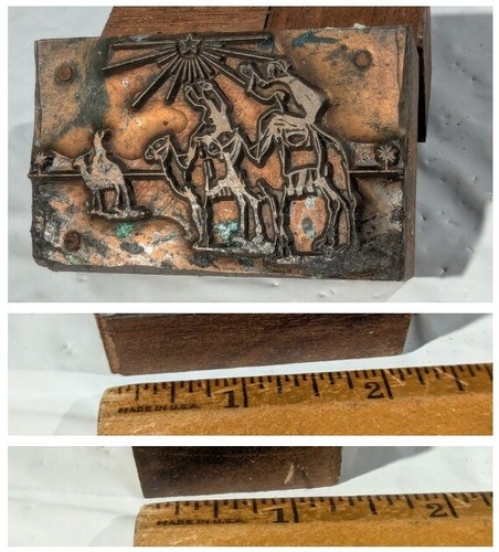 Copper Wood Print Block Letterpress Plants Animals People Seasonal COMBO BUNDLE - Picture 115 of 158