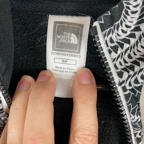 The North Face Printed Terry Hooded Sweatshirt Size Small - Picture 3 of 5