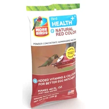 MORE BIRDS HUMMINGBIRD RED INSTANT NECTAR FOOD MIX HEALTH + FOR NECTAR FEEDERS