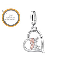 Always Sister Forever My Friend Charm, Sister Heart Charm, Women Gift Charm