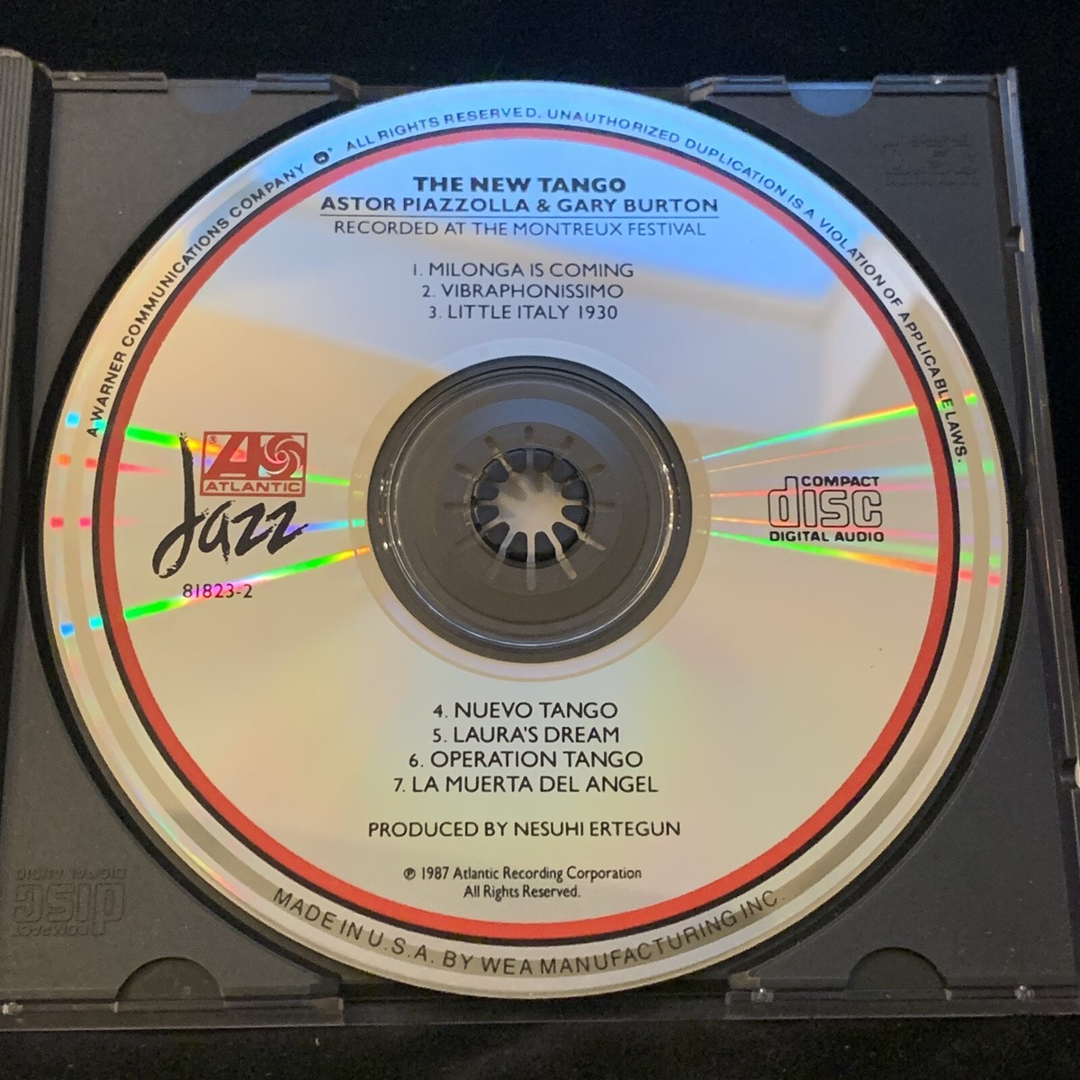 ASTOR PIAZZOLLA & GARY BURTON The New Tango - Montreux, ATLANTIC