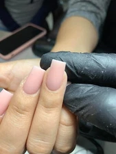 500 Pcs Square Medium CLEAR Nails Fake False Nail Tips UV Gel Acrylic