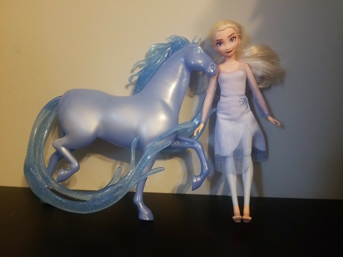 Disney Frozen Elsa and The Nokk Water Spirit Horse Deluxe Figure Doll  Play Set