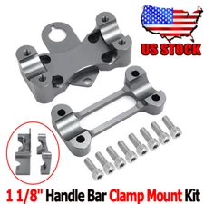 1 1/8'' 28mm Billet Handlebar Bar Clamp Mount Kit For Yamaha Banshee 1987-2006