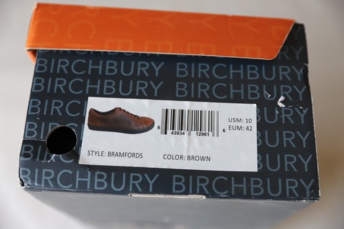 Birchbury Bramford barefoot shoe brown minimal slip-on men's 10 women 11.5 - Picture 2 of 6