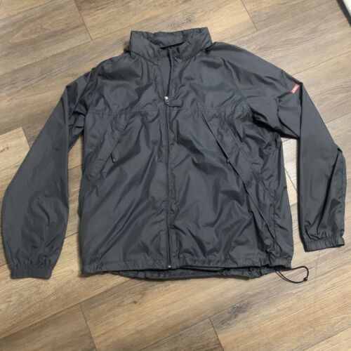 SCOTTeVEST SeV TEC Jacket Mens XL Black Tuck Away Hood Nylon - Minor Flaw - Picture 1 of 15