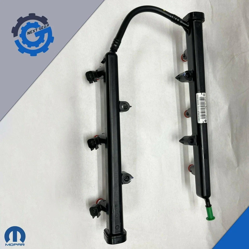 6 nuevos inyectores de combustible OEM MOPAR CON RIEL 300/CARGADOR 3,6 L 2018 2024 05281900AA Foto 4 de 4