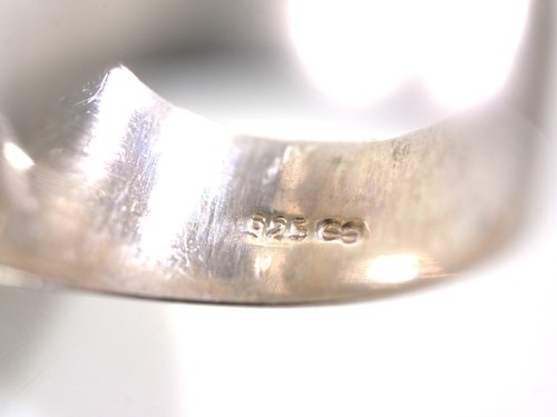 Designer-Ring - Ehinger + Schwarz - blau-grüne Emaille - 925er Sterling Silber - Bild 10 von 10