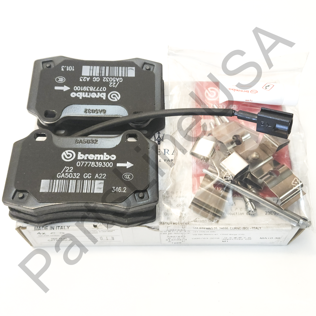 Genuine Maserati Rear Brake Pads for Ghibli Quattroporte 673012039