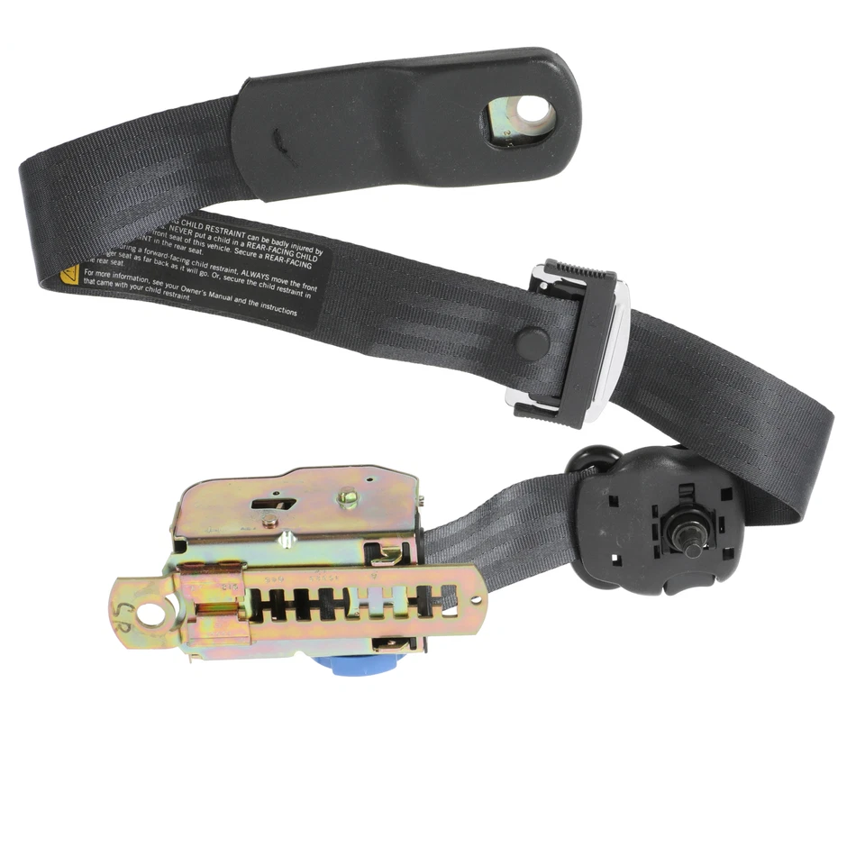 Conjunto y retractor de cinturón de seguridad delantero genuino GM 1996 Pontiac Sunfire 12532173 Foto 3 de 4