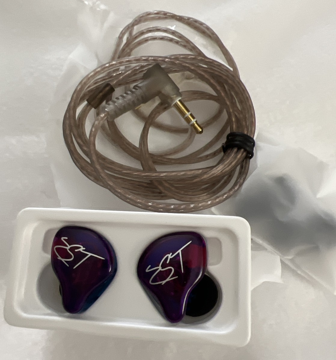 KZ ZST In-Ear-Kopfhörer – Dynamic Hybrid Dual Driver, Ohne Mikrofon, Schwarz