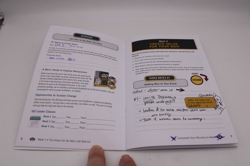 Go Jumpstart Ministry to Men, Guids, Books, Workbook, DVDs Small Group Kit - Picture 5 of 14
