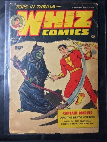 🔥Whiz #153 🔥1952 Fawcett Very Rare (Scarce) Comic Book