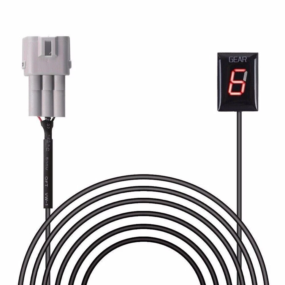 Indicador de engranajes LED EFI para Suzuki RMZ250 RMZ450 SV650 GSXR1000 Foto 2 de 4