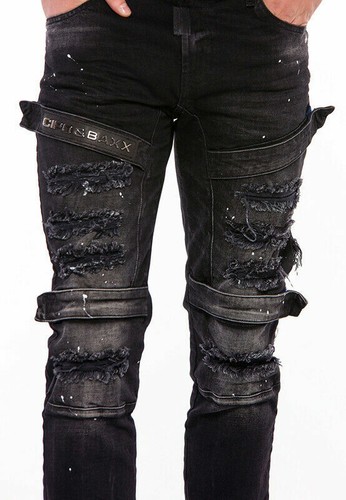 Cipo & Baxx SNIPER Mens Jeans Denim Slim Fit CD555 All Sizes - Bild 6 von 8