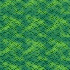 Laurel Burch Earth Song Coordinate Swirls Dark Green Fabric By the FQ - 1/4 YD