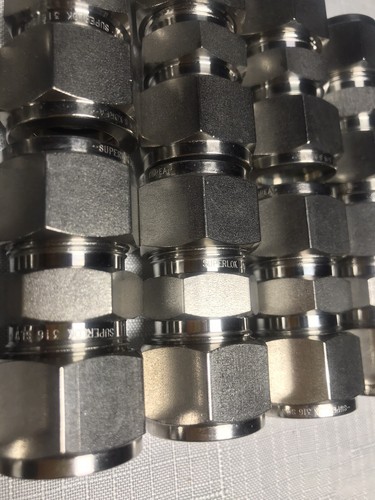 10 Pack Superlok 5/8” Tube OD 316ss Union Compression Fitting SU-10 Stainless - Picture 4 of 5